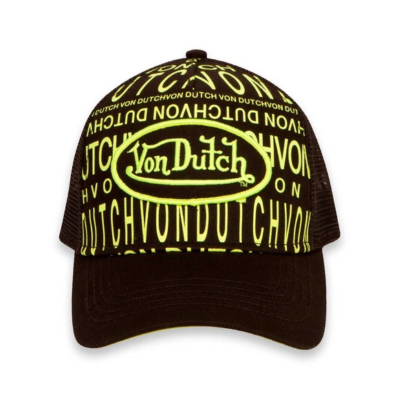 Von Dutch Broken Logo Monogram Trucker - Picture 2 of 8